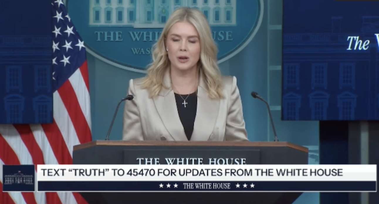 The White House– Karoline Leavitt: “As far as ICE being at the Super Bowl as far as I'm aware there's no tangible plan for that in store right now.”