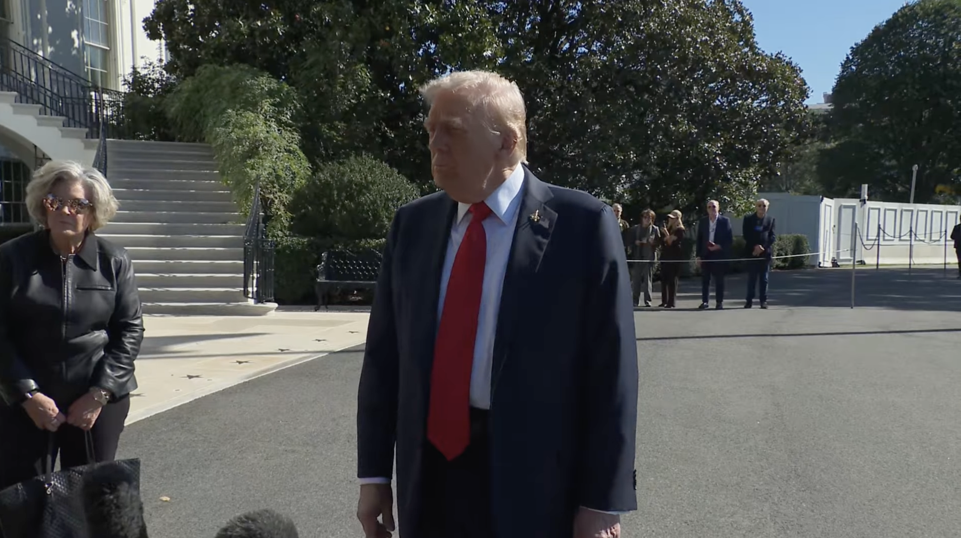 The White House– President Trump: “There’s no drugs coming in on the water.”