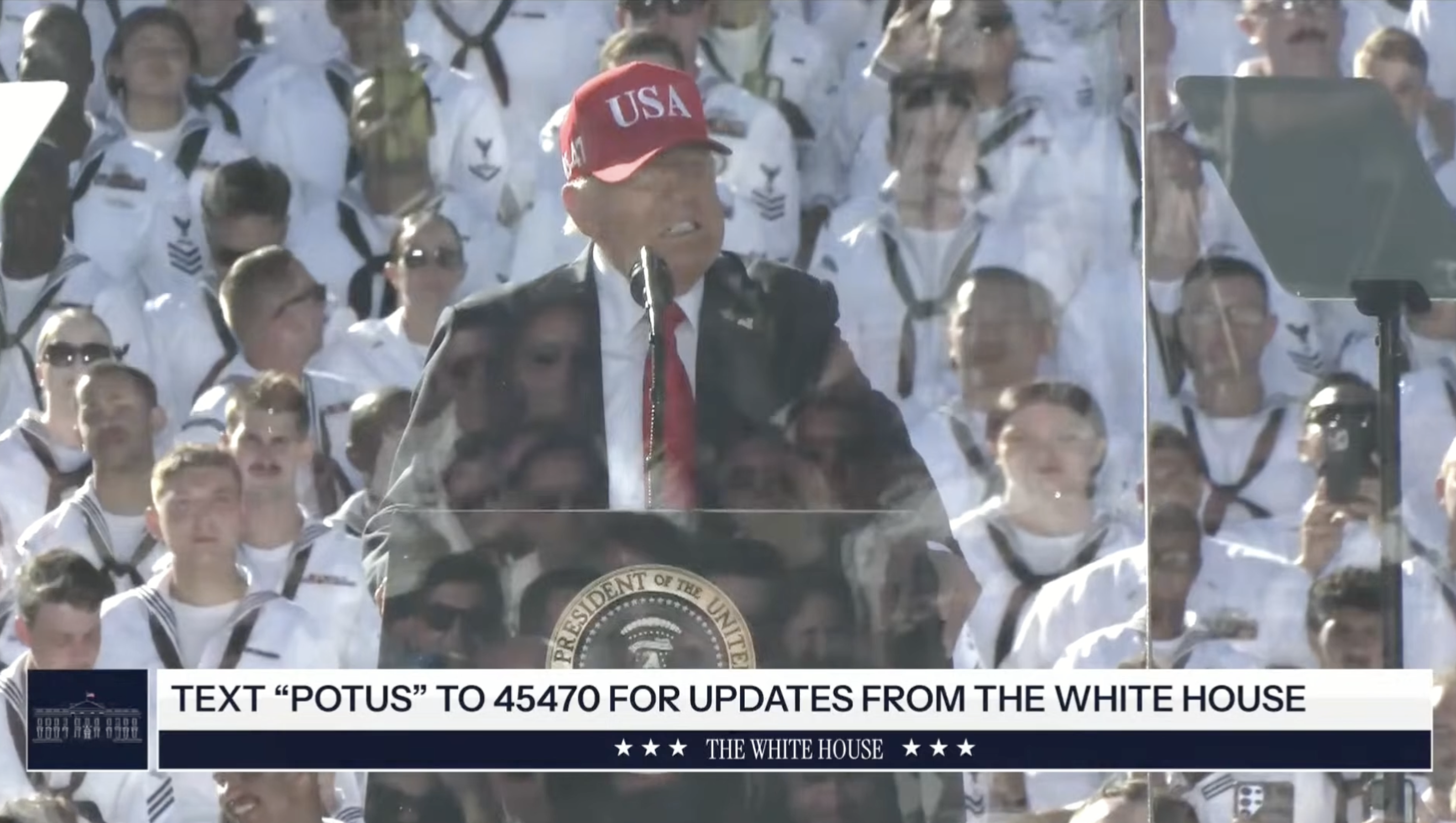 The White House– President Trump: “No matter where you go, no matter where you go, no matter what you even think about, there's nothing like the fighting force that we have.”
