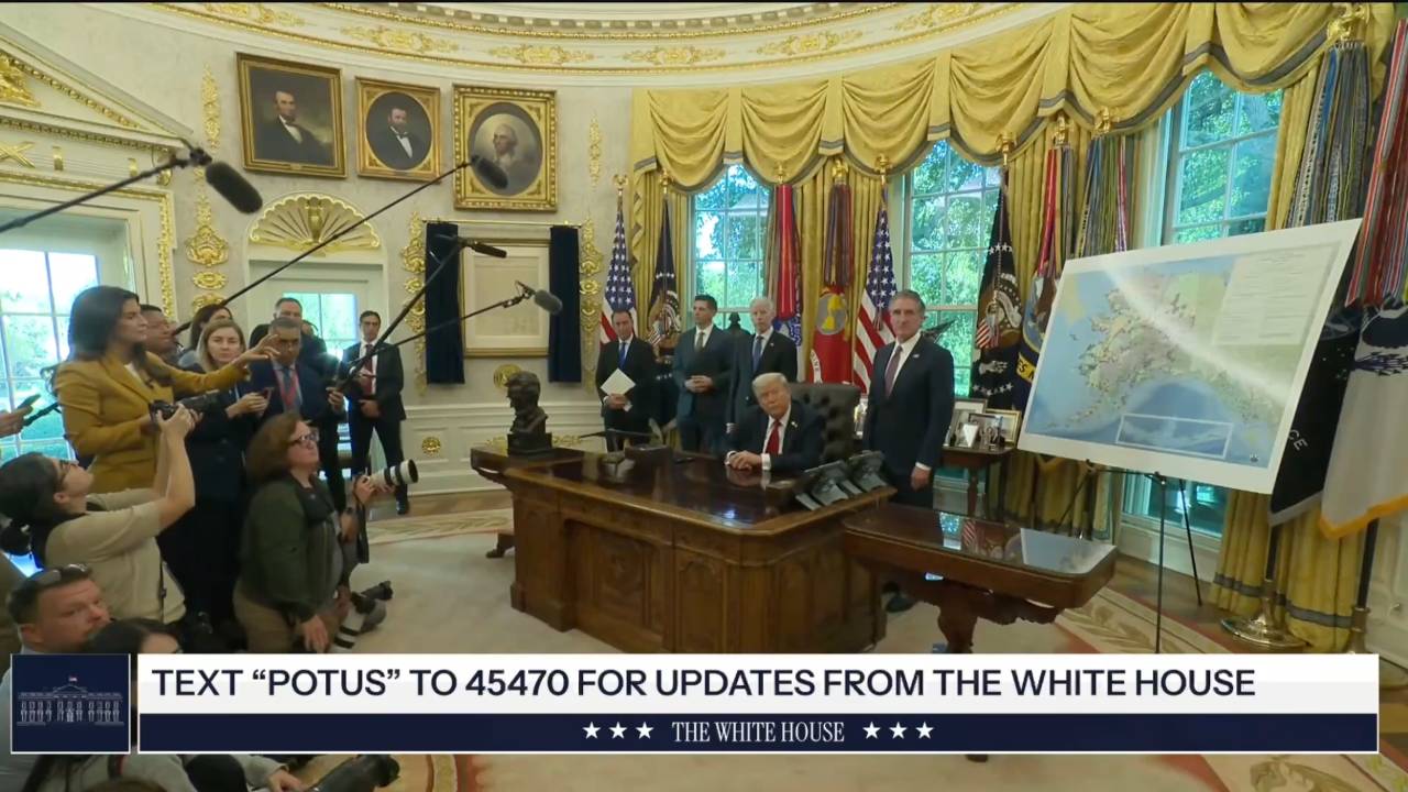 The White House - President Trump on red states offering national guard: “Because they want our agents protected” 
