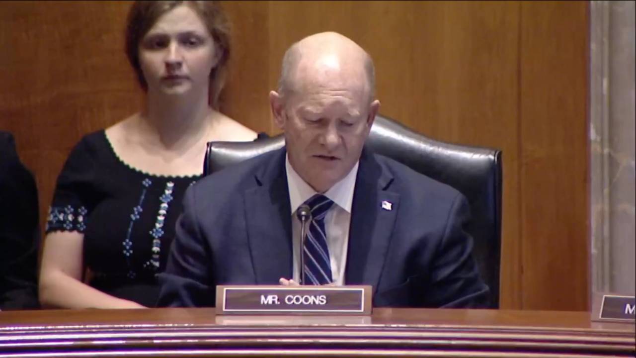 Senate Foreign Relations - Sen. Coons (D-DE): “China’s trying to change the facts on the ground”