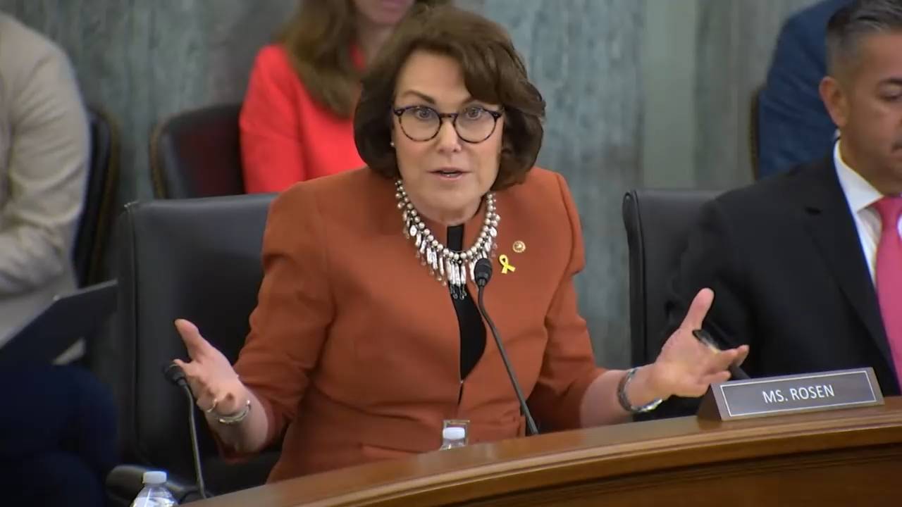 Senate Commerce - Sen. Rosen (D-NV): "Rather than providing us with a forum that will evaluate truly harmful gov censorship, we're undertaking an effort to settle old political scores"