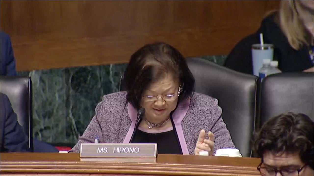 Senate Judiciary - Sen. Hirono (D-HI): “Their cuts to NIH funding really raises concerns”