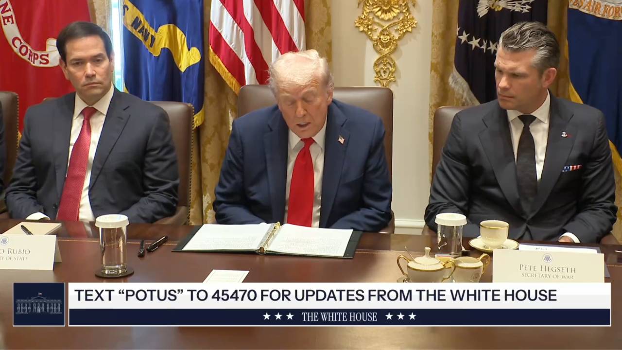 The White House - President Trump: “They’re having a rebellion in the democrat party”