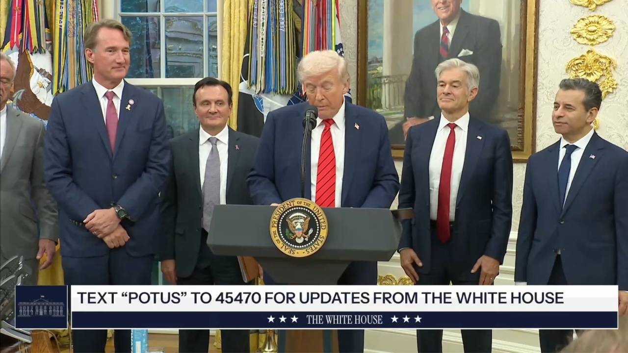 The White House - President Trump: “The lowest price anywhere in the world, that’s what we get”