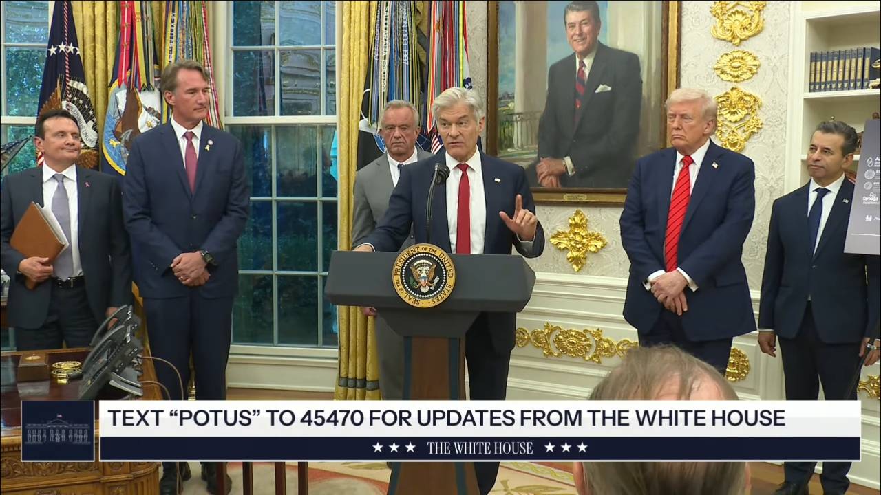 The White House - Dr. Oz: “so we don't allow our people to pay more than folks overseas”