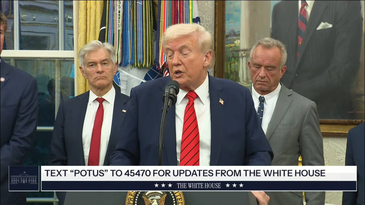 The White House - President Trump: “even countries that weren't necessarily involved in the process, they all support it”