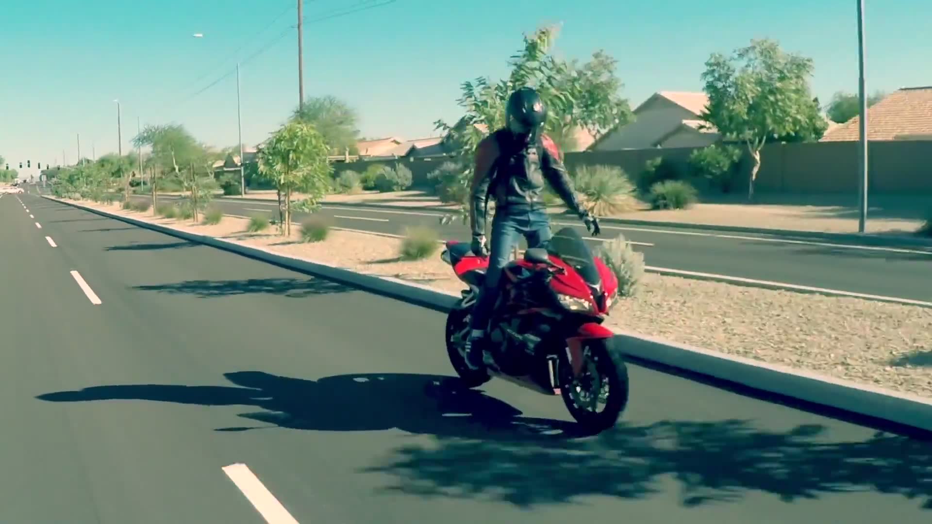 Wheelie attempt ends in another crash