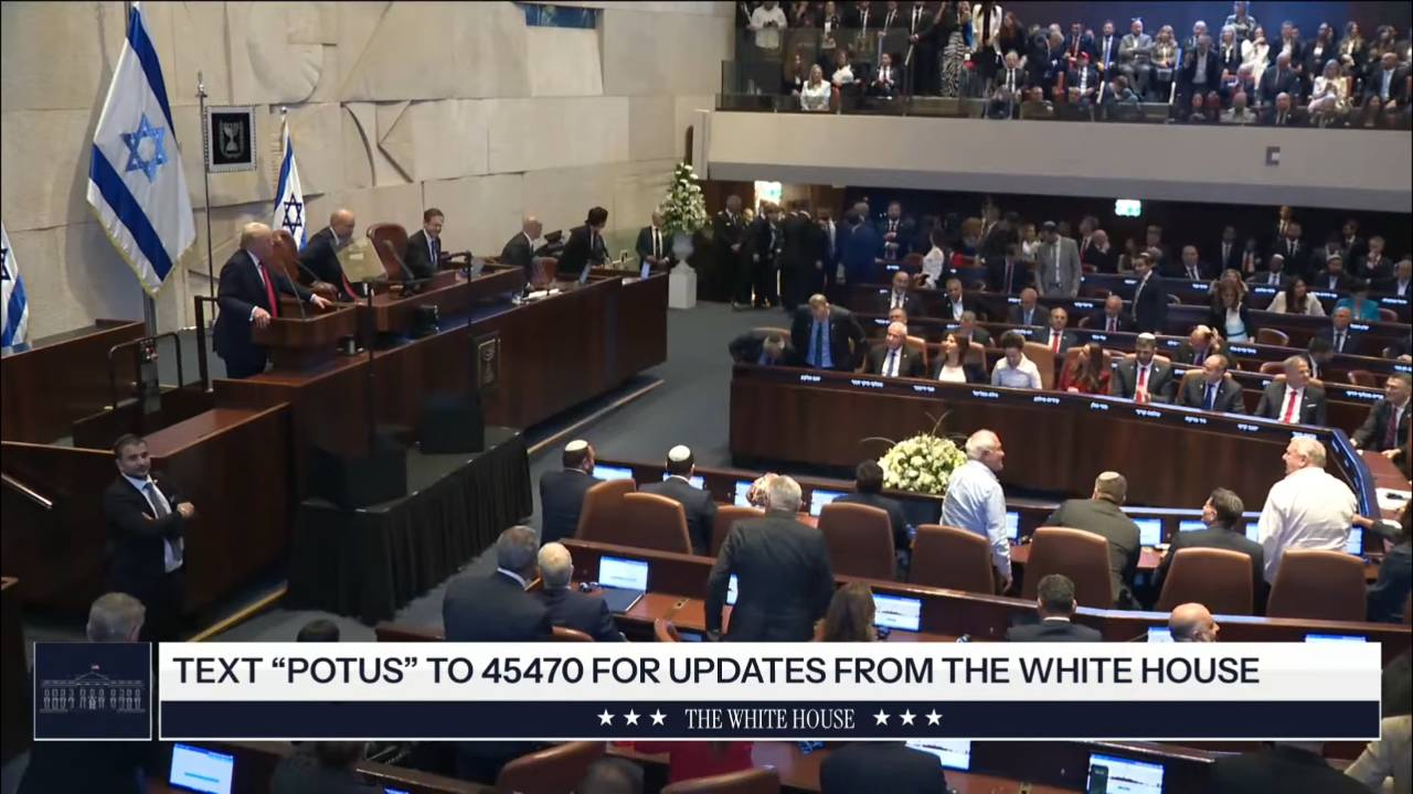 The Knesset - Pres. Trump: "I have a prediction that Marco will go down as the greatest Secretary of State in the history of the United States"