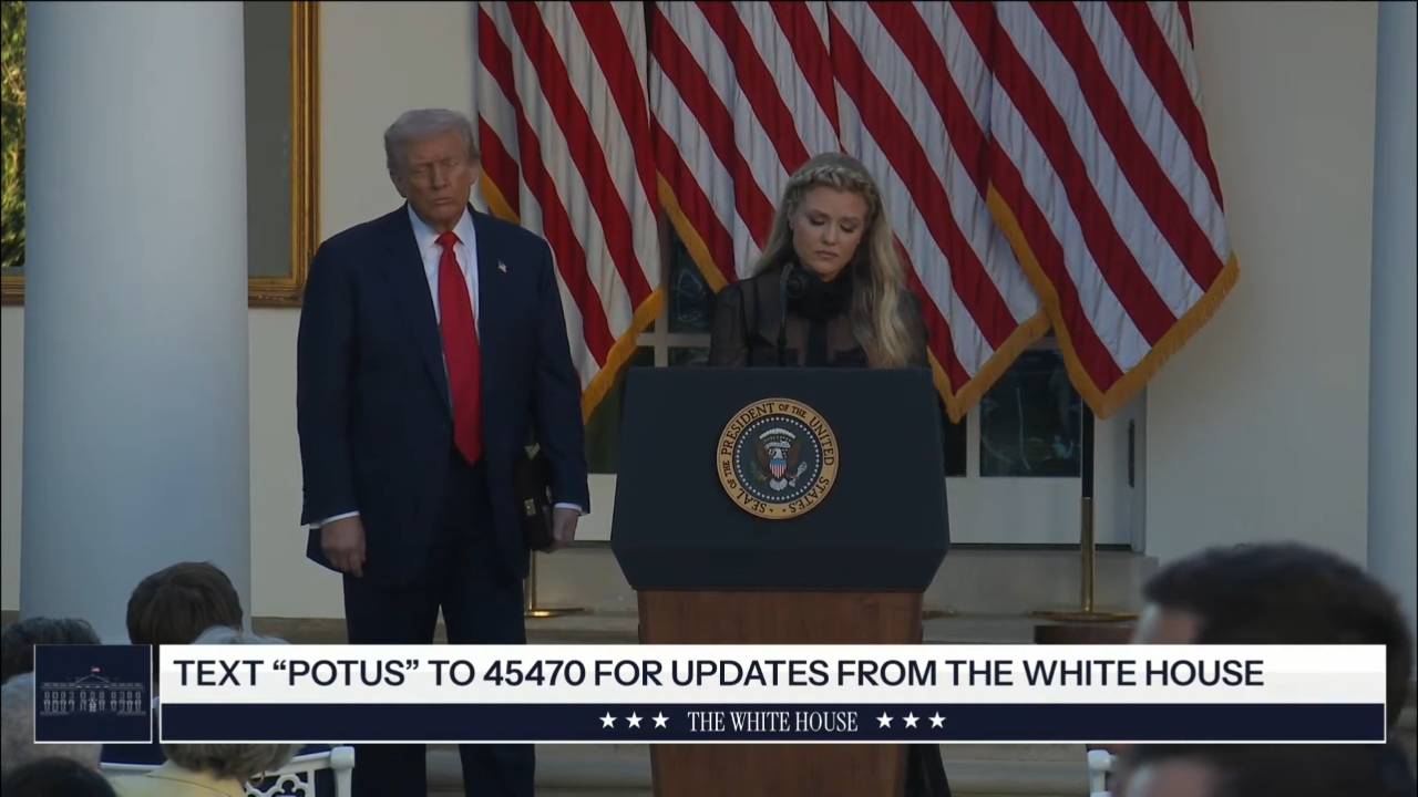 The White House - Erika Kirk: “freedom is not a theory it's a testimony”