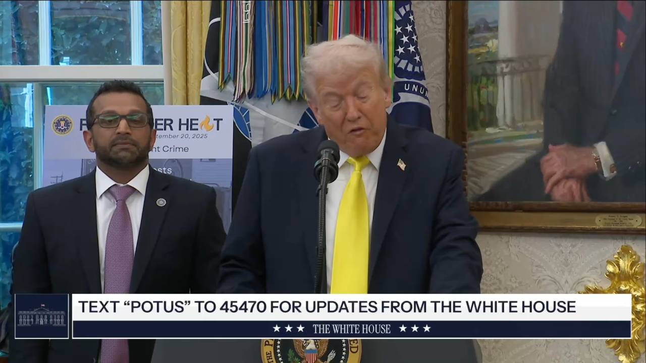 The White House - President Trump: “The people of Chicago are walking around with MAGA hats”