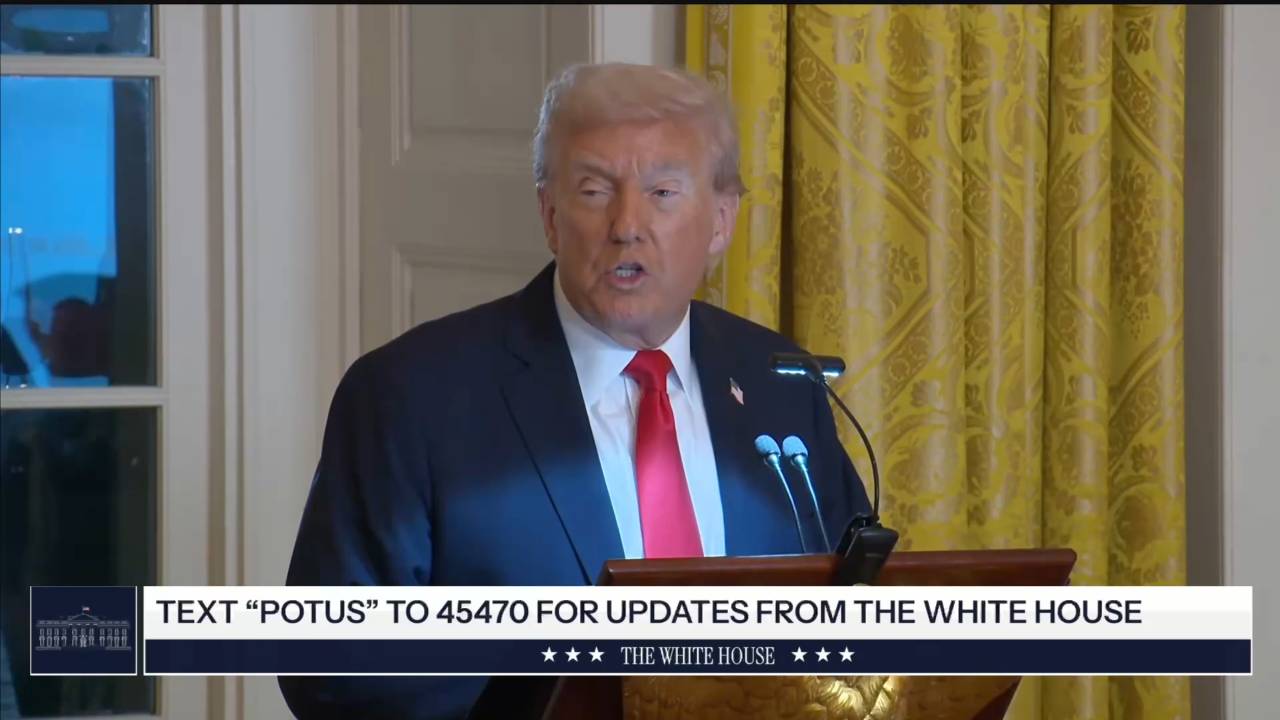 The White House - President Trump: “We’re here because you’ve contributed to this incredible building”