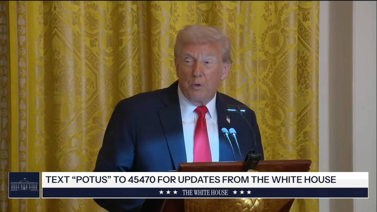 The White House - President Trump: “We had a lot of drugs coming in by water, but that stopped” 