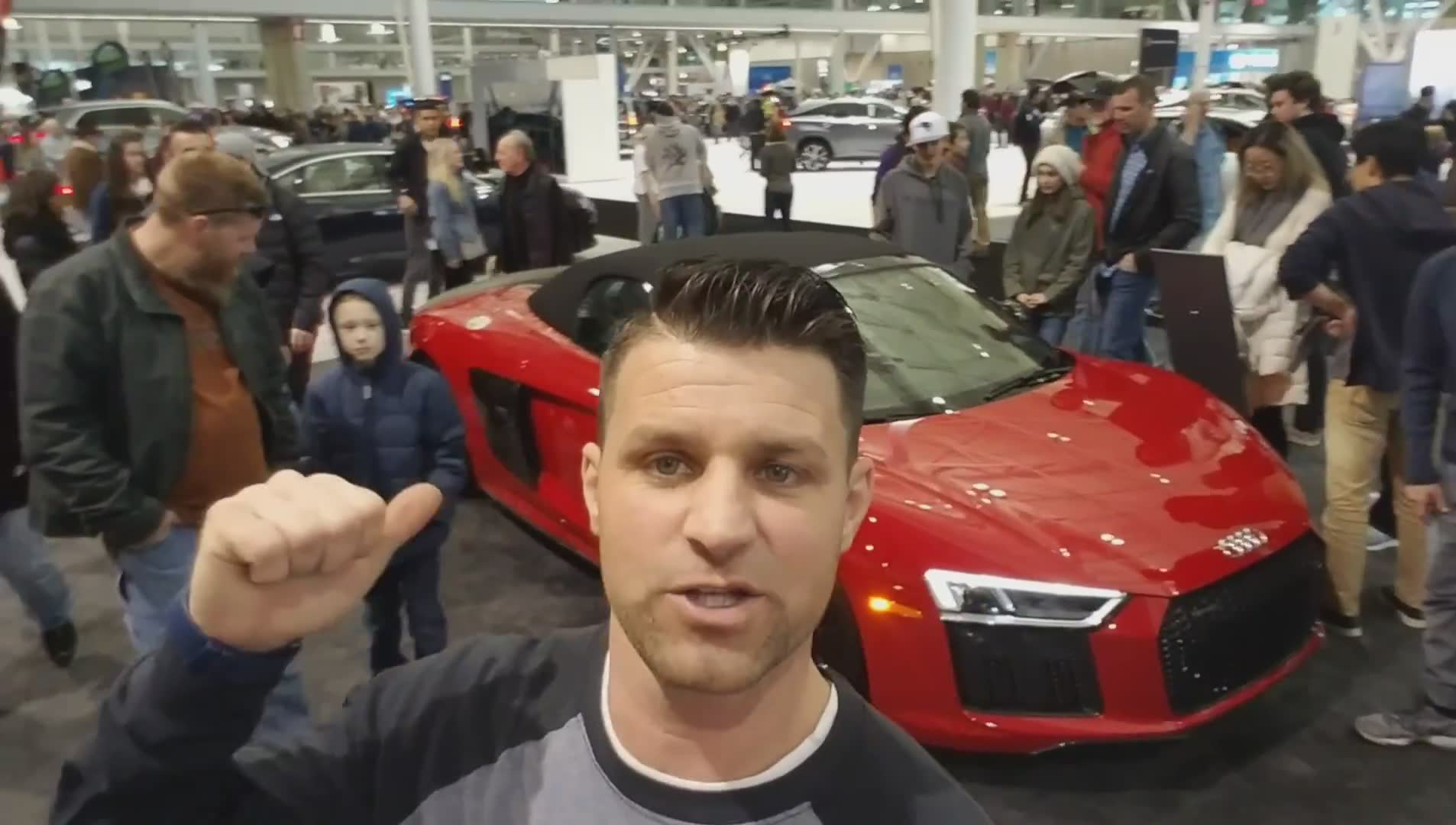 Audi R8 revealed at the International Auto Expo