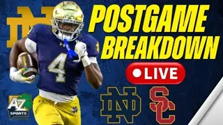 Notre Dame Game Reaction: Fighting Irish weather the storm to beat rival USC Trojans