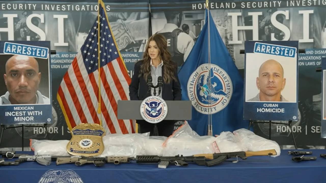 Homeland Security - Sec. Noem: “Saving the lives of Americans every single day”