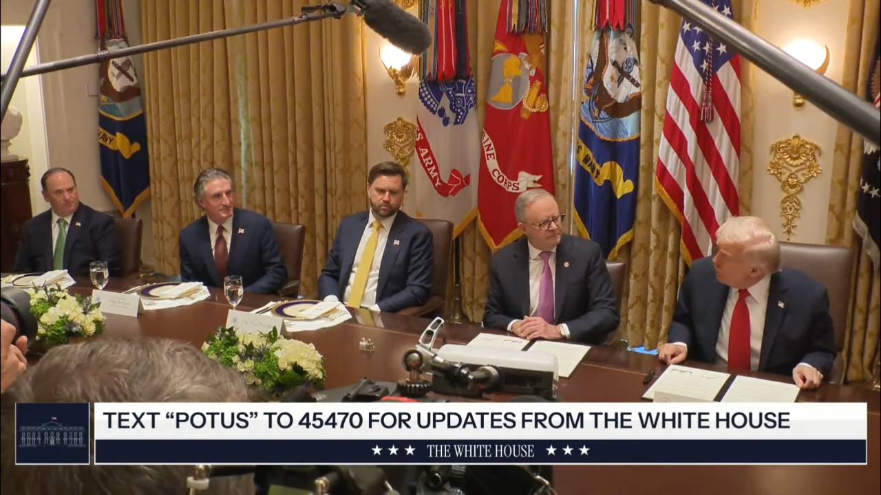 The White House - President Trump: “The submarines that we're building for Australia is starting to really move along”