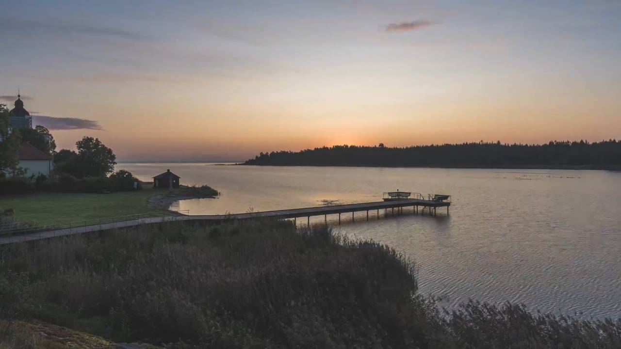 Spis i slottshagene til Läckö Slott i Sverige – slik opplevde vi det