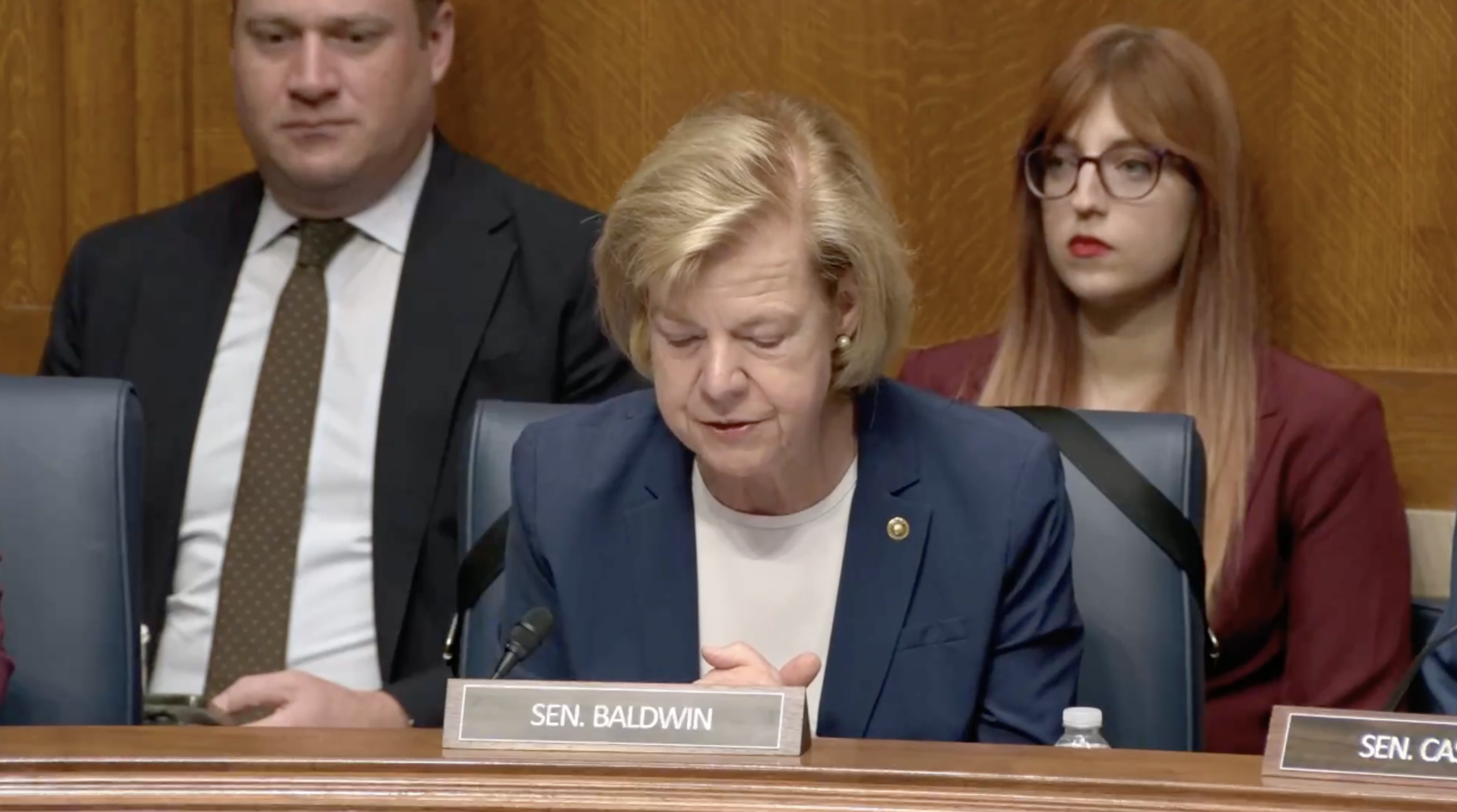 Senate Health, Education, Labor, and Pensions Meeting Hearing– Sen. Baldwin (D-WI) “An estimated 15 million Americans are about to lose their health insurance.”