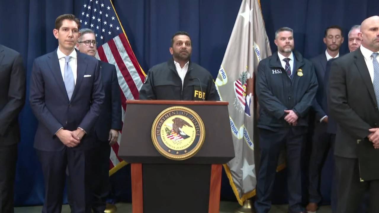 Dept of Justice - FBI Director Kash Patel announces "a historic arrest across a wide sweeping criminal enterprise that envelopes both the NBA and La Cosa Nostra"