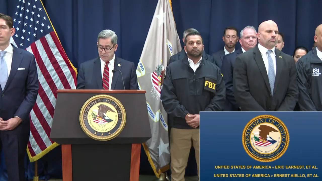 Dept of Justice - US Attorney Joseph Nocella Jr.: "Violating the law is a losing proposition, and you can bet on that"