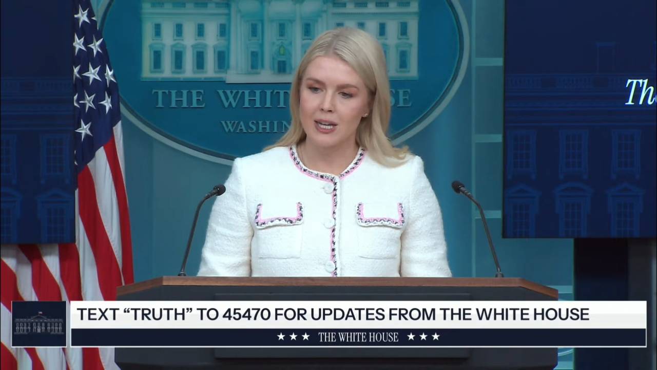 The White House - Press Sec. Leavitt: “wrongfully issued a trucker's driving license”