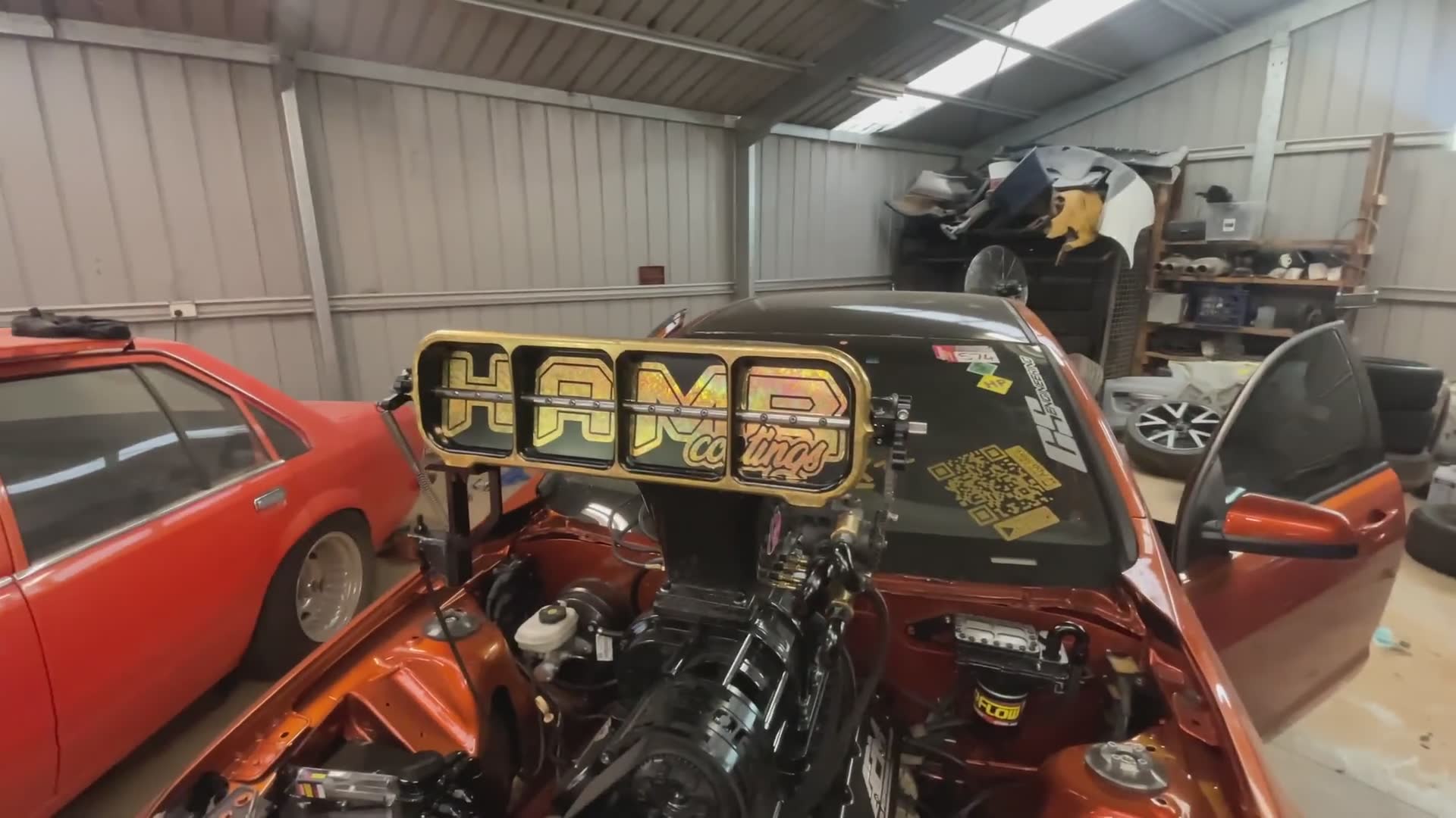 1900hp big block Mustang built for burnouts!