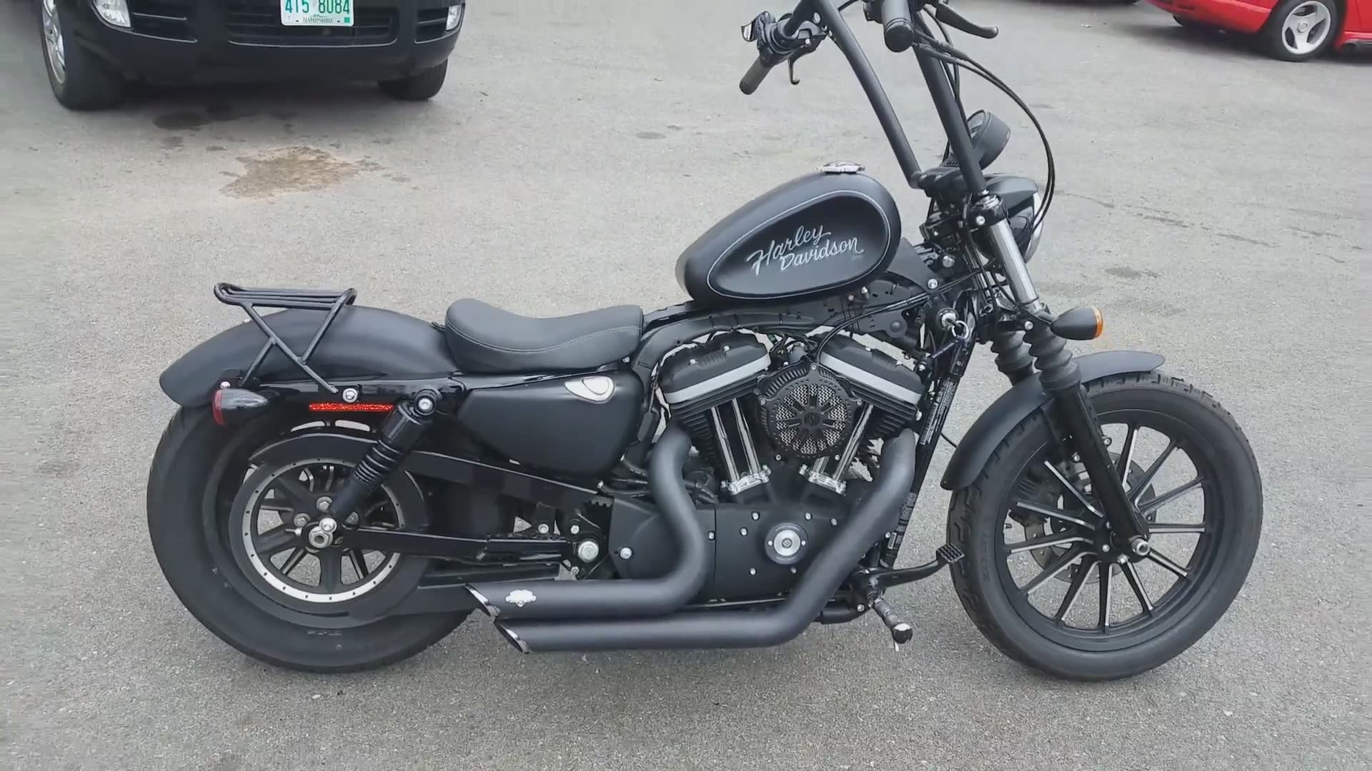My sister's Harley iron custom bobber for sale