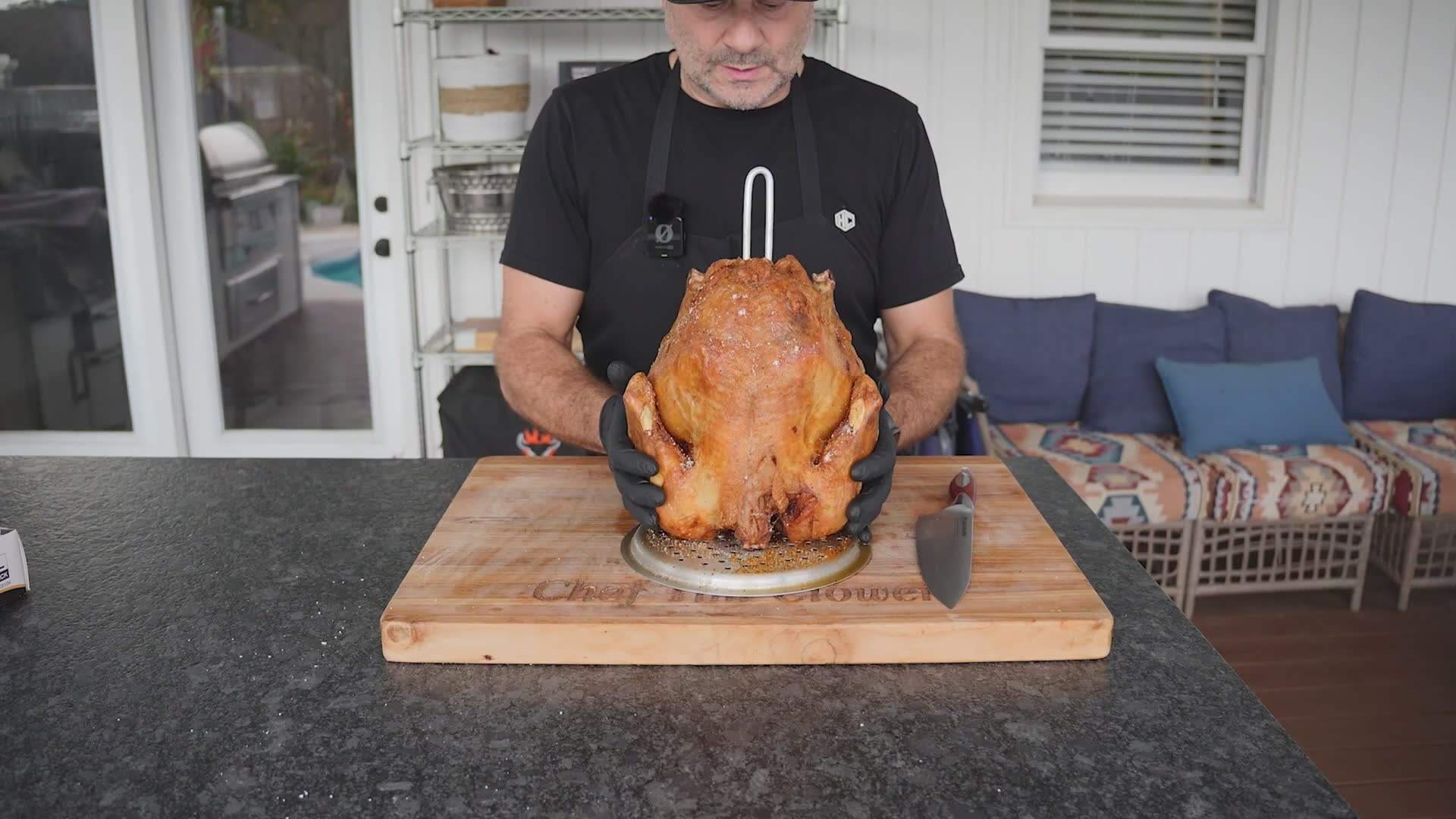 Frying a turkey in bacon grease