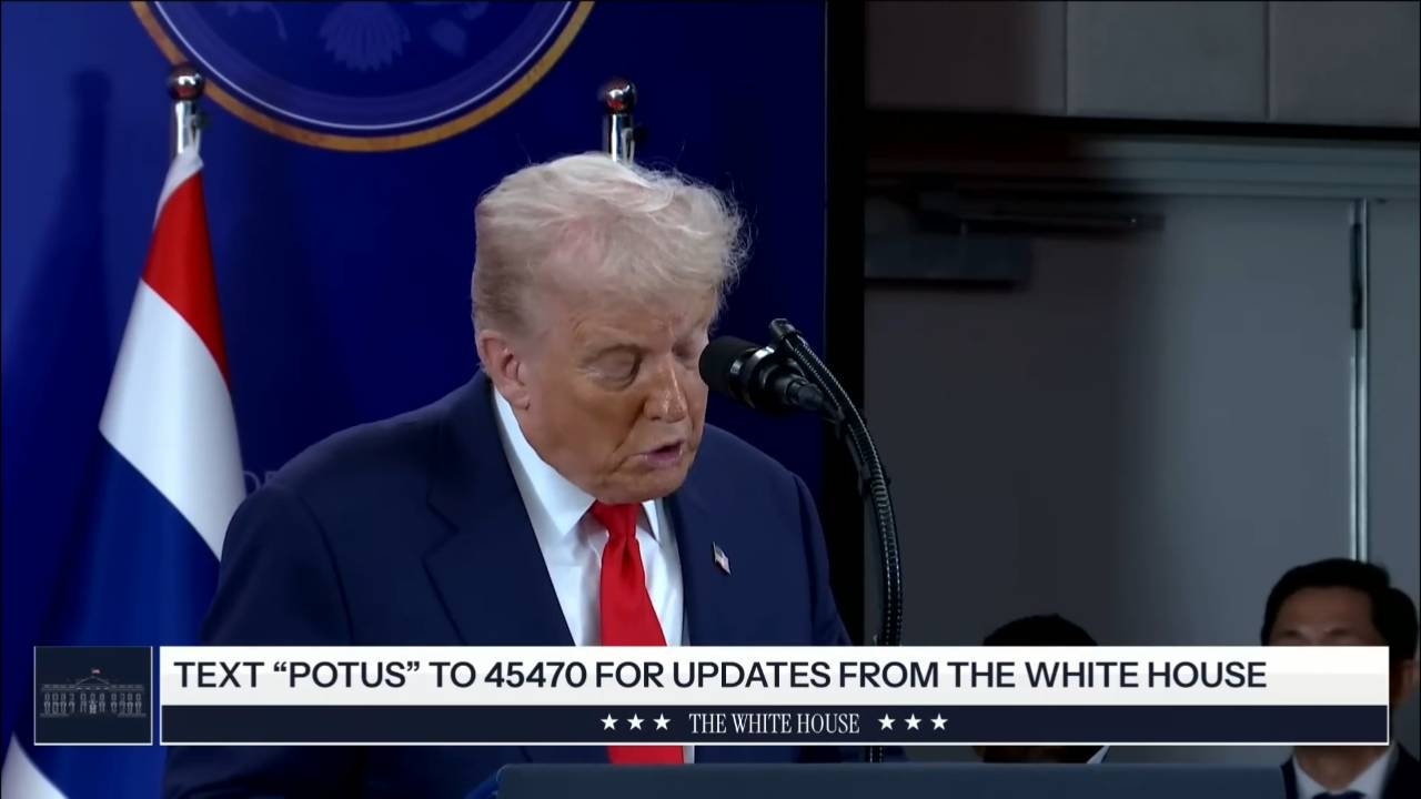 The White House - 10 25 25 President Trump: “we're calling the Kuala Lumpur Peace Accords”