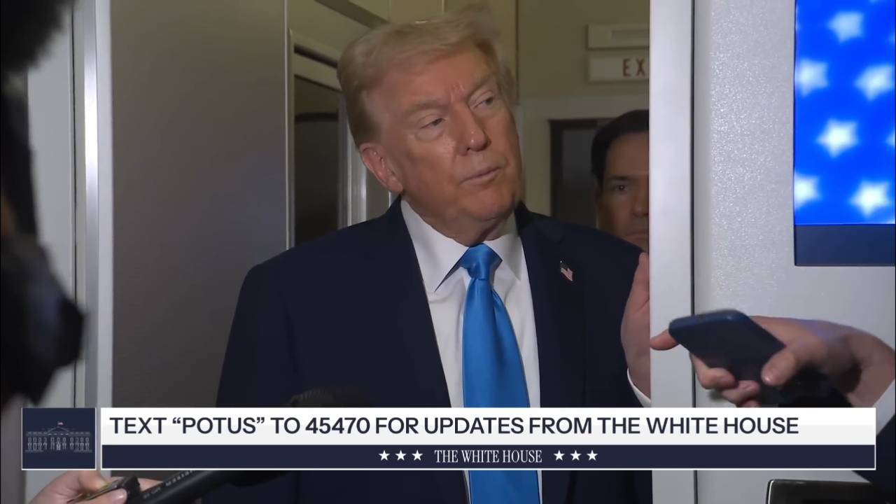 The White House - 10 25 25 President Trump: “China's cutting back very substantially on the purchase of Russian oil”
