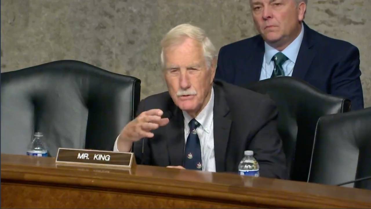 Senate Armed Services - Sen. King (I-ME): “There’s no such thing as the Department of War”