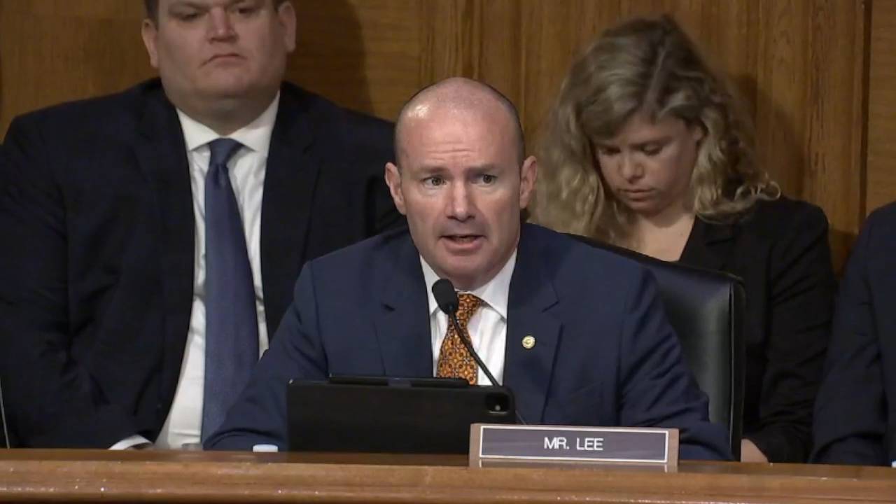 Senate Judiciary - Sen. Lee (R-UT) on Regulations: "They can exclude people from becoming competitors who might otherwise have reached that status"