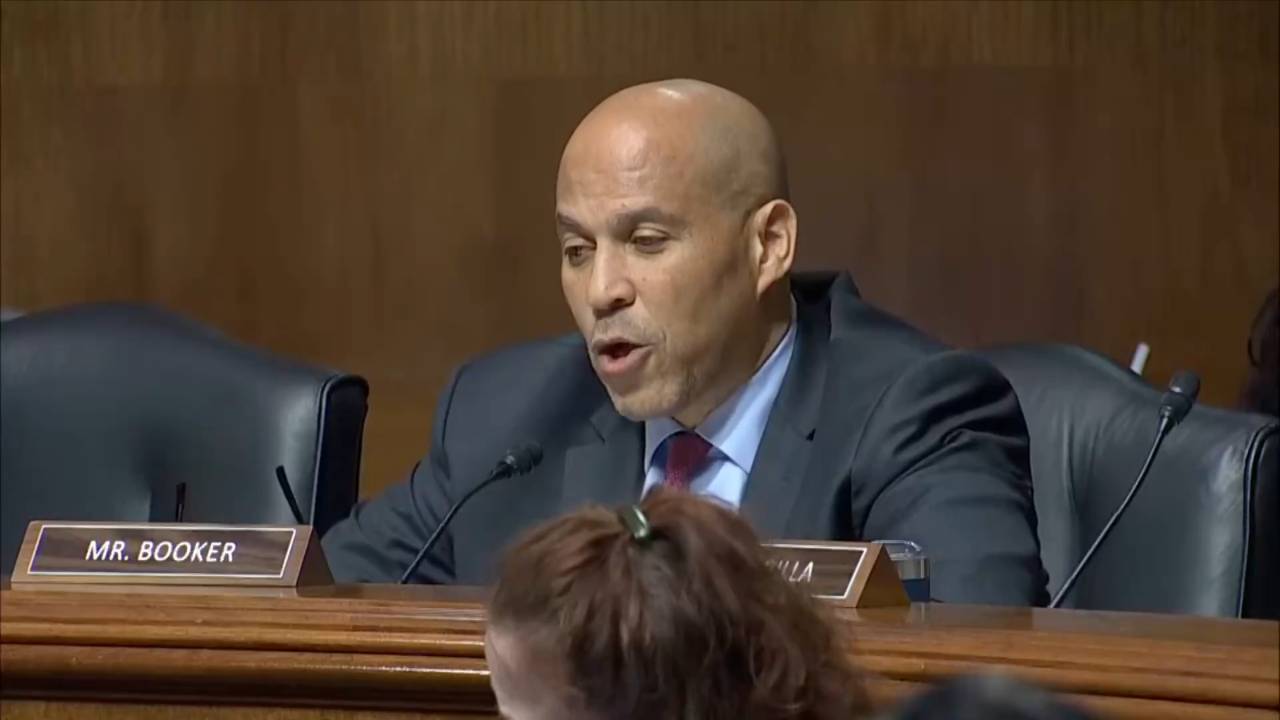 Senate Judiciary politically violent attacks - Sen. Booker (D-NJ): “We can’t have a constructive conversation but instead are pitting witnesses against witnesses”