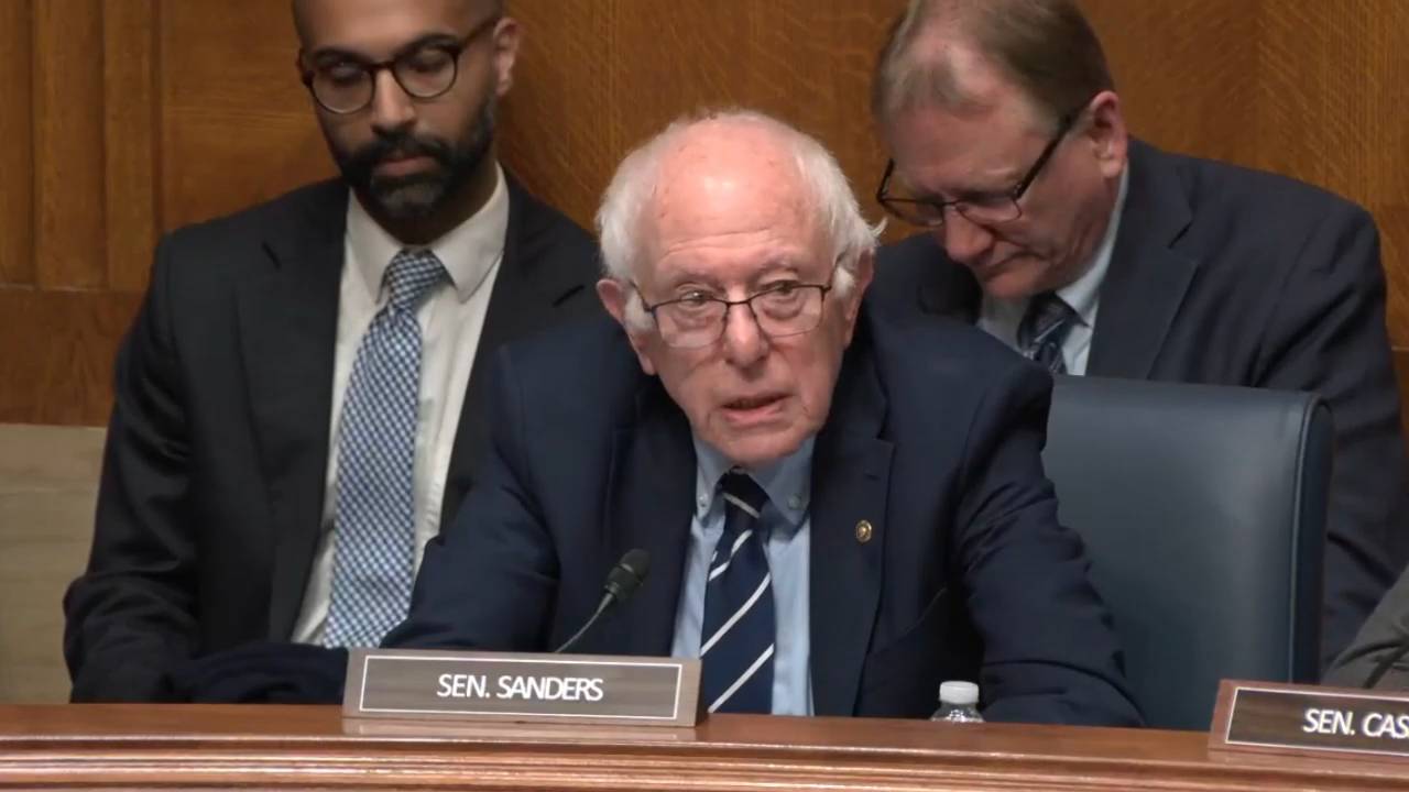 Senate Health - Sen. Sanders (I-VT): "That is 3 lobbyists for every member of Congress"