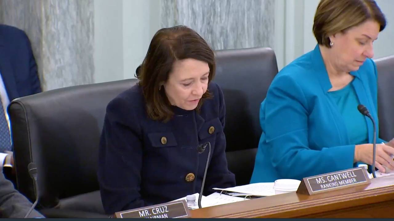 Senate Commerce - Sen. Cantwell (D-WA): “That really is the coercion that we have to worry about”