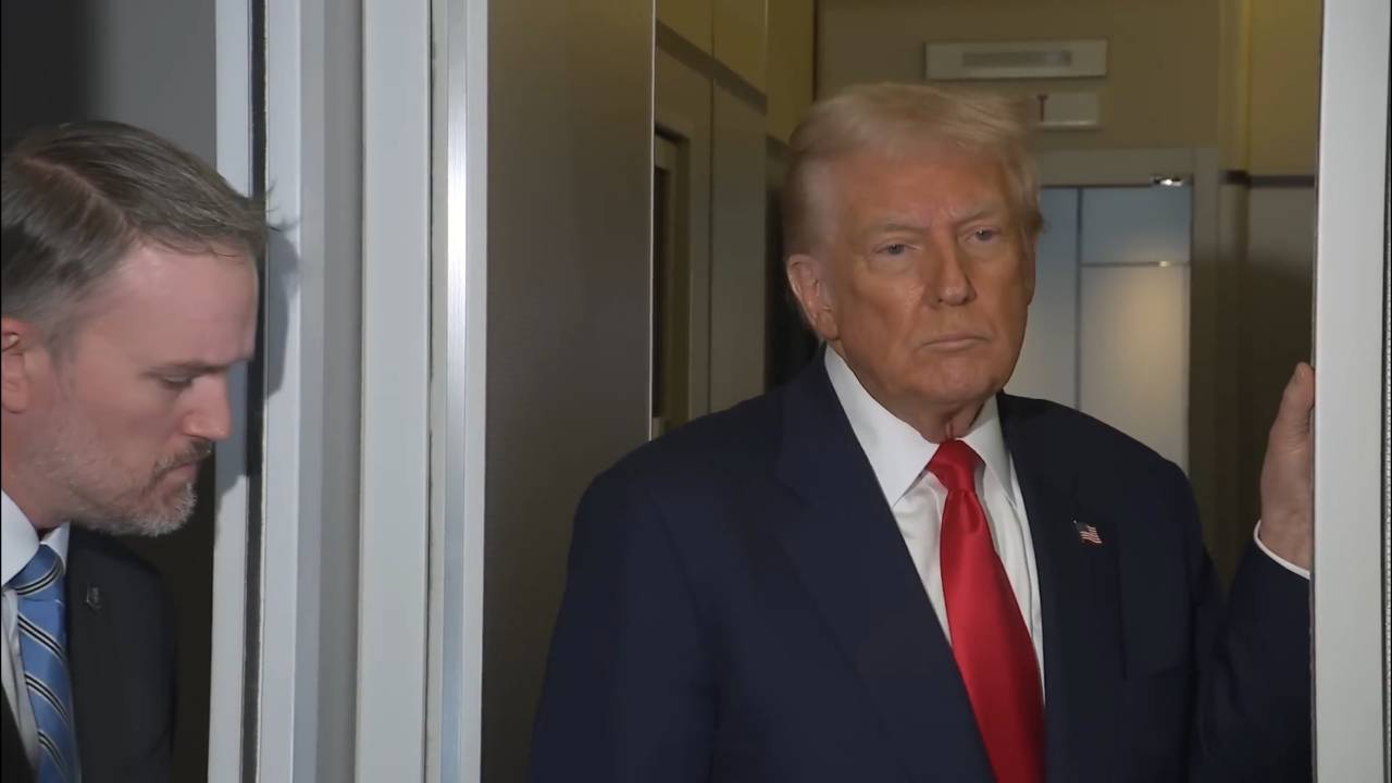 Air Force One Gaggle - Pres. Trump on a trade deal with China: "We have not too many major stumbling blocks"