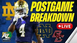 Notre Dame vs. Boston College Post Game Reaction