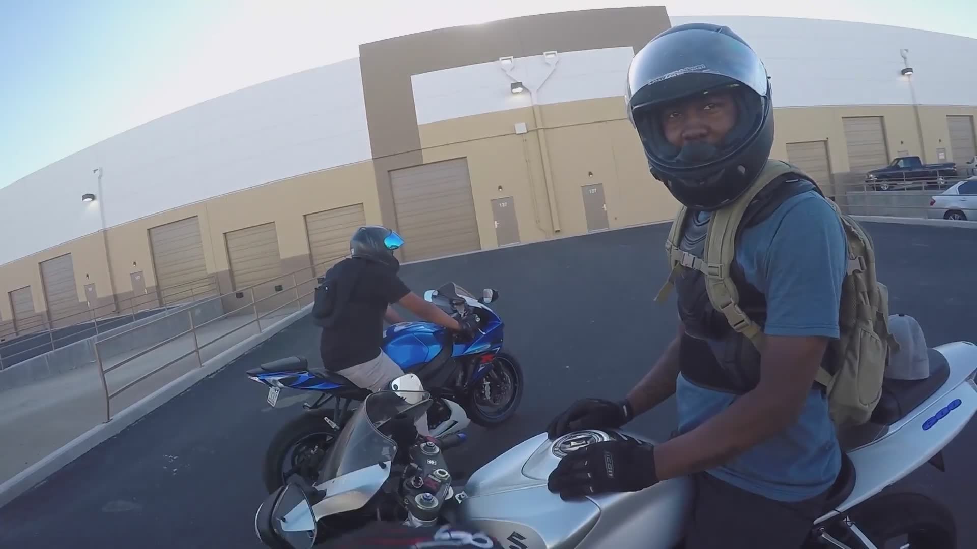 Fidget spinners and wheelies make for interesting ride