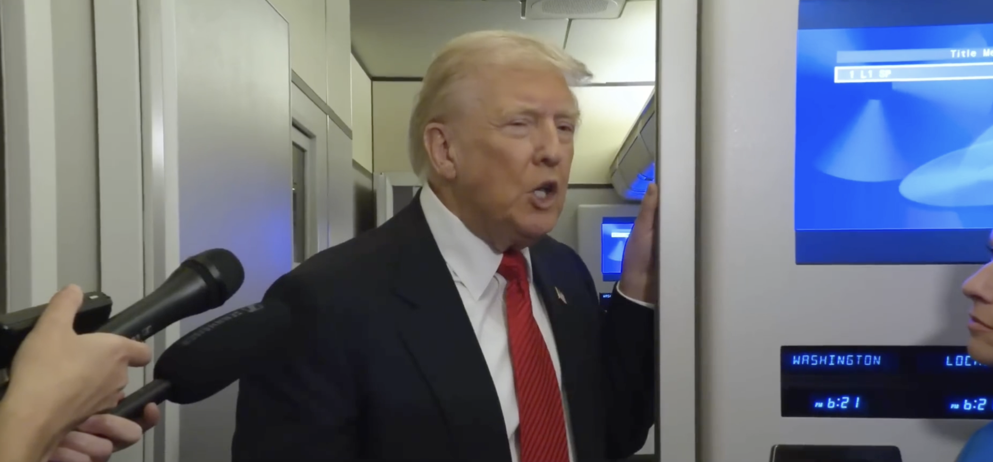 The White House– President Trump: “No we don’t give that chip to other people.”