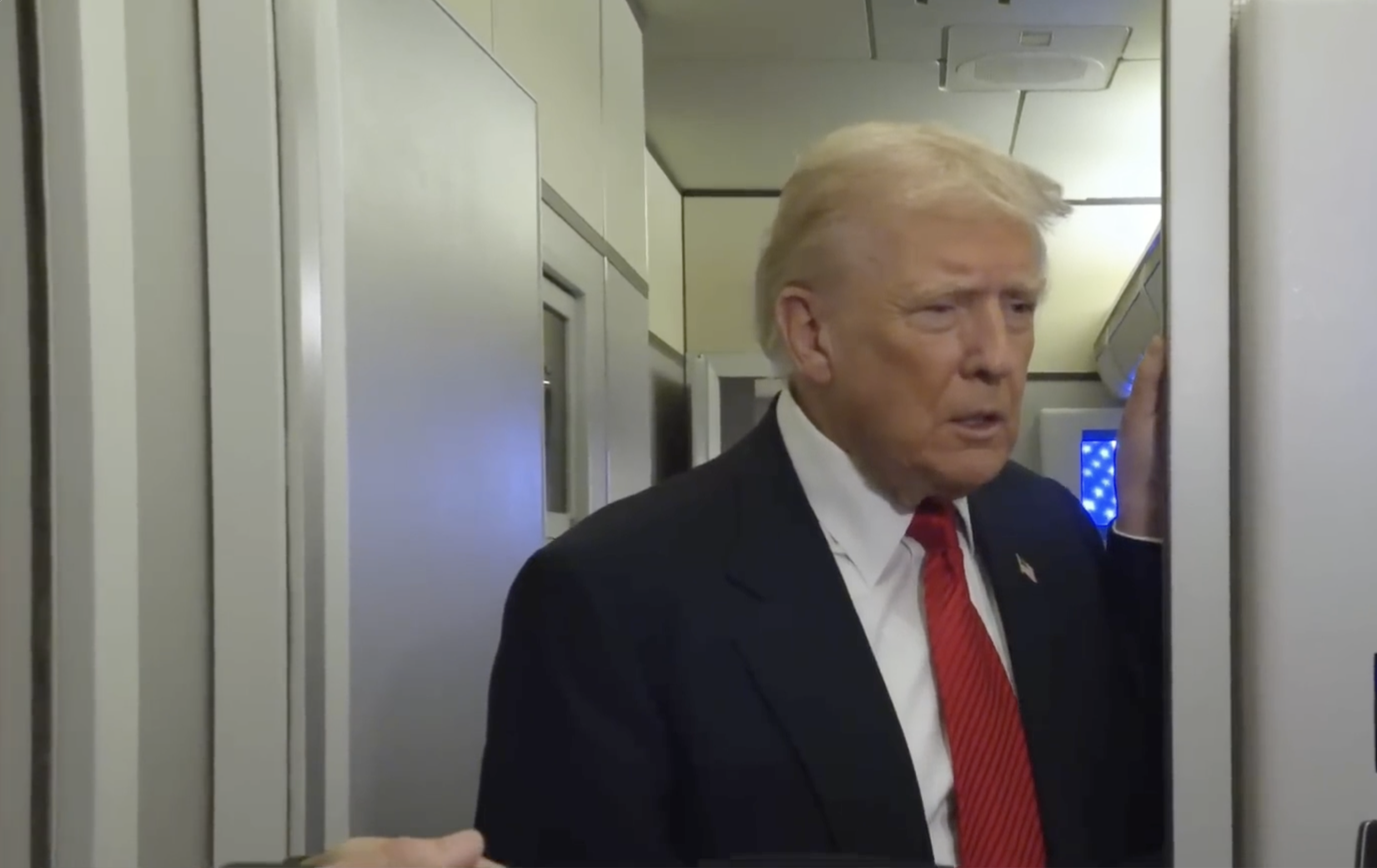 The White House– President Trump: “We’ll see what happens with Venezuela.”