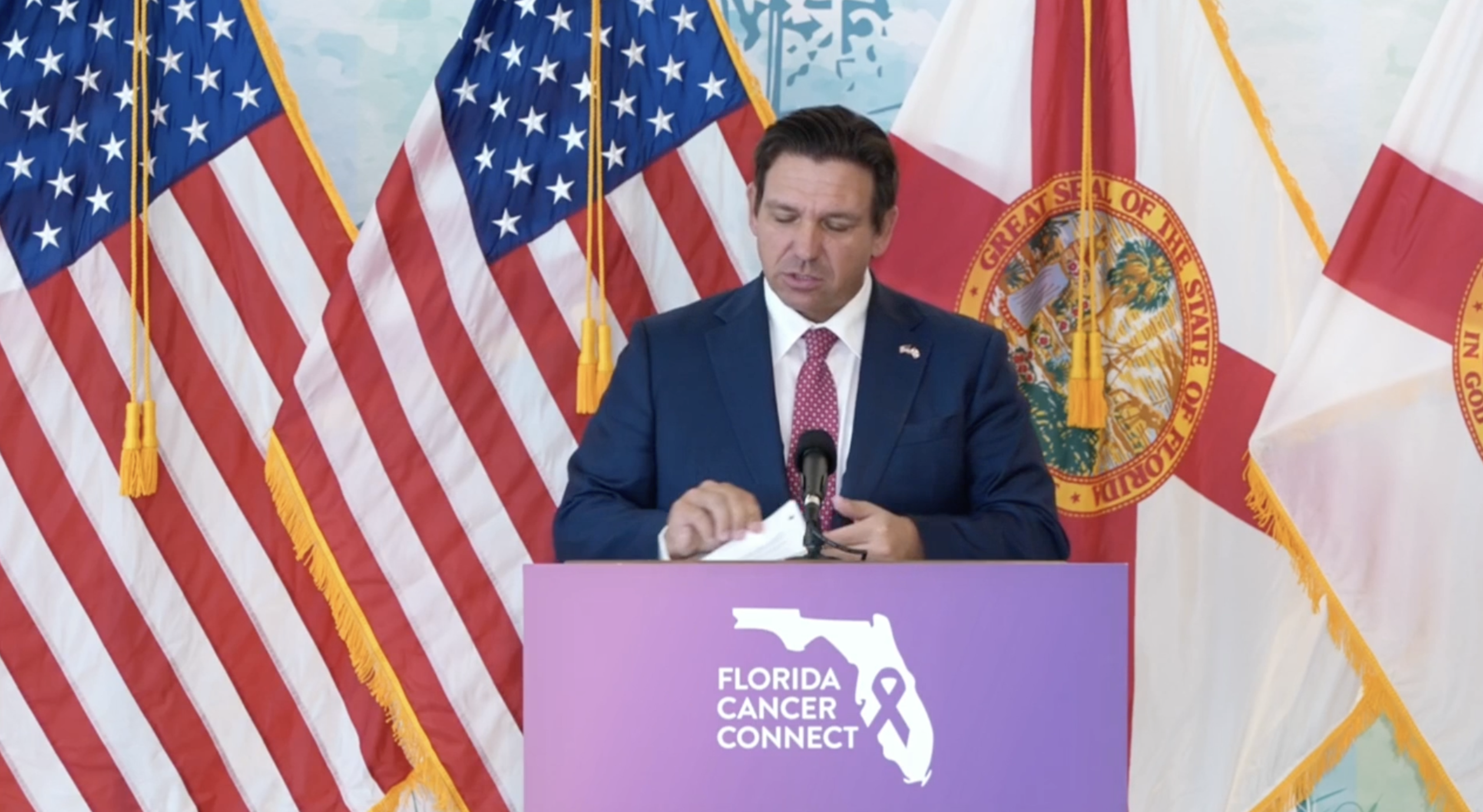 Governor Ron DeSantis and First Lady Casey DeSantis Announce Cancer Funding Awards–  Ron DeSantis (R-FL): “We are pleased today to be able to announce $30 million of funding through the Cancer Connect Collaborative Research Incubator