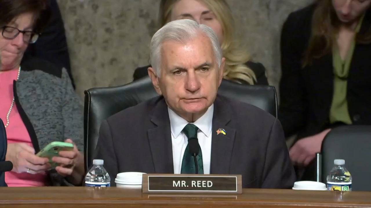 Senate Armed Services - Sen. Reed (D-RI) asks nominee Austin Dahmer if the withdrawal of U.S. forces from Europe is in our national interest
