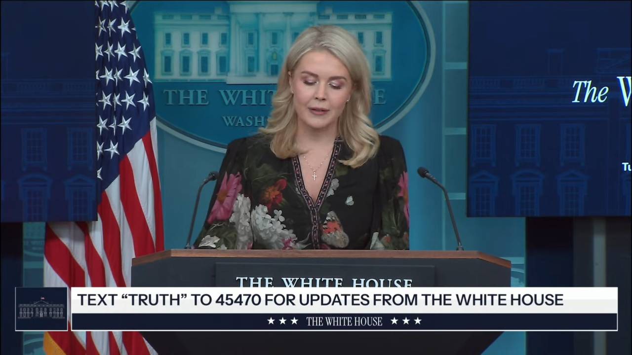 White House - Sec. Leavitt: “significant flight disruptions at airports across the country”