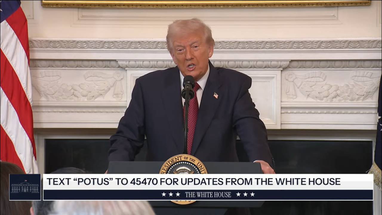 White House Breakfast - Pres. Trump: "If we do what I'm saying, they'll most likely never attain power"