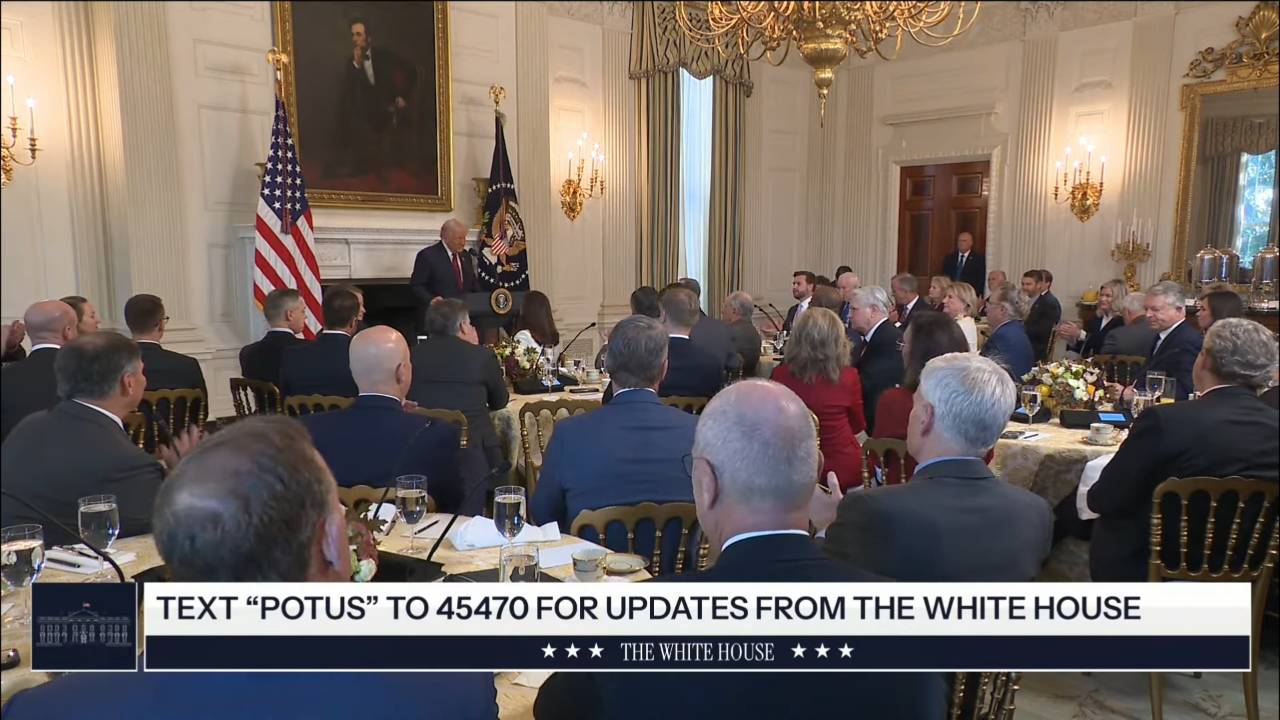 White House Breakfast - Pres. Trump: "I think these guys are kamikaze, they'll take down the country if they have to"