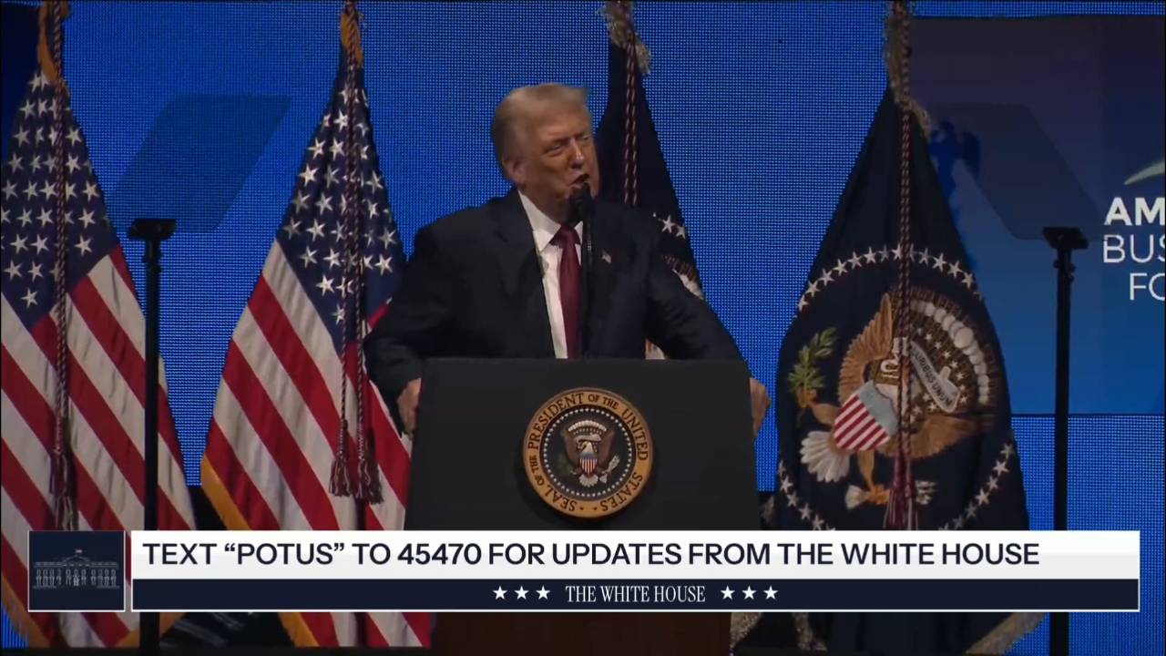 White House - President Trump: “We have a choice between communism and common sense”