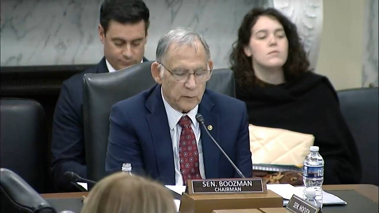 Senate Indian Affairs - Sen. Boozman (R-AR): “Hostile actors like China have targeted US utilities structures”