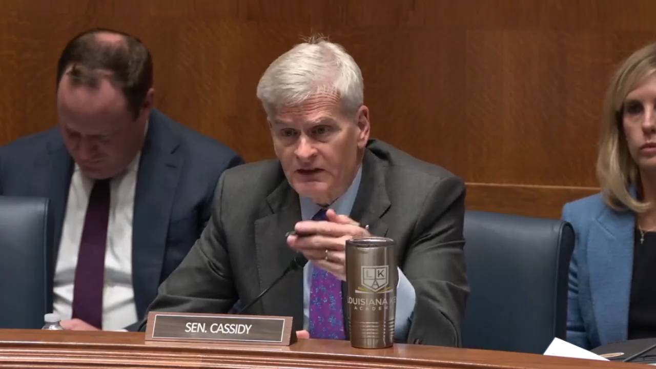 Senate Education - Sen. Cassidy (R-LA): LSU president says "My costs are going up because the federal government keeps requiring me to have more overhead"