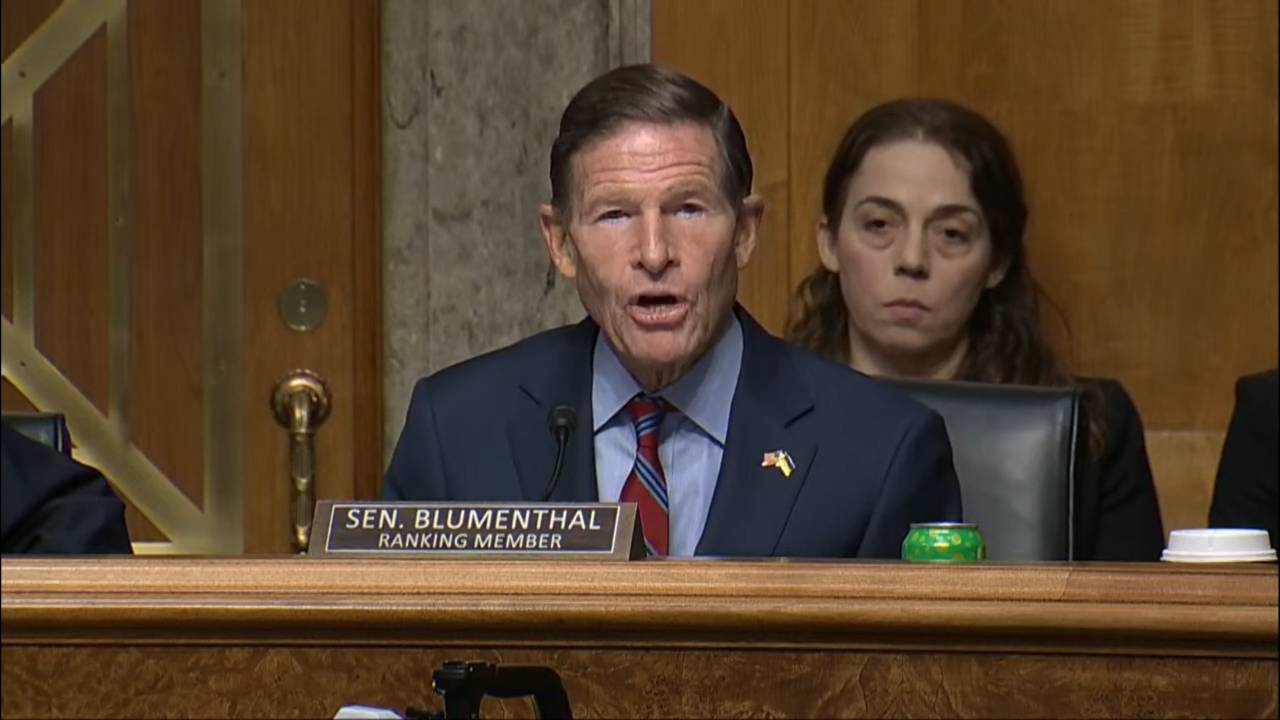 Senate Homeland Security - Sen. Blumenthal (D-CT): “we should work to bring down the cost of healthcare”